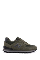 Hammer Jack Men's Khaki Peru Suede Leather Sneaker | Derimod Hammer Jack Men's Khaki Peru Suede Leather Sneaker | Derimod