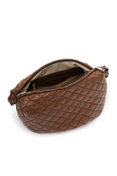 Women's Tan Quilted Shoulder Bag | Derimod Women's Tan Quilted Shoulder Bag | Derimod