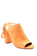 Women's Suede Heeled Shoes | Derimod Women's Suede Heeled Shoes | Derimod