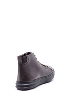 Men's Zipper Detailed Leather Boots | Derimod Men's Zipper Detailed Leather Boots | Derimod