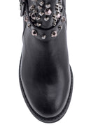 Women's Buckle Detailed Heeled Boots | Derimod Women's Buckle Detailed Heeled Boots | Derimod