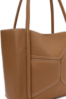 Kadın Taba Desenli Omuz Çantası | Derimod Kadın Taba Desenli Omuz Çantası | Derimod