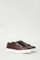 Braided Men's Leather Sneaker | Derimod Braided Men's Leather Sneaker | Derimod