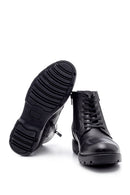 Men's Leather Zipper Detailed Boots | Derimod Men's Leather Zipper Detailed Boots | Derimod