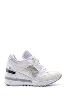 Kadın Yılan Derisi Detaylı Sneaker | Derimod Kadın Yılan Derisi Detaylı Sneaker | Derimod