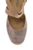 Kadın Deri Espadril Ayakkabı | Derimod Kadın Deri Espadril Ayakkabı | Derimod