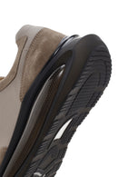 Men's Mink Thick Sole Lace-up Leather Sneaker | Derimod Men's Mink Thick Sole Lace-up Leather Sneaker | Derimod