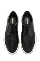 Men's Black Lace-up Leather Casual Shoes | Derimod Men's Black Lace-up Leather Casual Shoes | Derimod