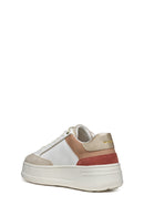 Geox Women's White Spherica Ecub-2 Lace-Up Leather Sneaker | Derimod Geox Women's White Spherica Ecub-2 Lace-Up Leather Sneaker | Derimod