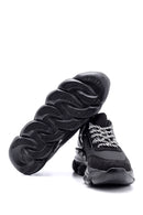 Kadın Yüksek Tabanlı Rugan Detaylı Sneaker | Derimod Kadın Yüksek Tabanlı Rugan Detaylı Sneaker | Derimod