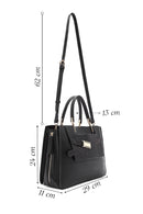 Kadın Siyah Uzun Askılı Klasik Kol Çantası | Derimod Kadın Siyah Uzun Askılı Klasik Kol Çantası | Derimod