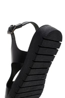 Women's Black Ankle Strap Leather Sandals | Derimod Women's Black Ankle Strap Leather Sandals | Derimod
