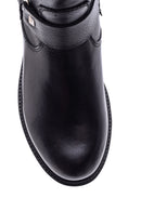 Women's Leather Boots with Buckle Detail | Derimod Women's Leather Boots with Buckle Detail | Derimod