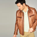 Matteo Erkek Deri Ceket | Derimod Matteo Erkek Deri Ceket | Derimod