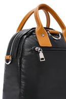 Women's Black Long Strap Backpack | Derimod Women's Black Long Strap Backpack | Derimod