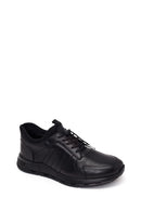 Male Black Lace-up Leather Sneaker | Derimod Male Black Lace-up Leather Sneaker | Derimod