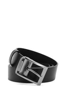 Men's Black Leather Belt | Derimod Men's Black Leather Belt | Derimod