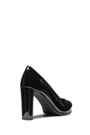 Geox Women's Black Walk Pleasure Heeled Leather Shoes | Derimod Geox Women's Black Walk Pleasure Heeled Leather Shoes | Derimod