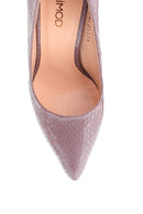 Kadın Mor Deri Stiletto | Derimod Kadın Mor Deri Stiletto | Derimod