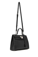 Women's Black Long Strap Shoulder Bag | Derimod Women's Black Long Strap Shoulder Bag | Derimod