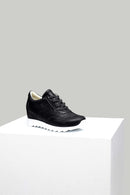 Dolgu Topuklu Kadın Deri Spor Ayakkabı | Derimod Dolgu Topuklu Kadın Deri Spor Ayakkabı | Derimod