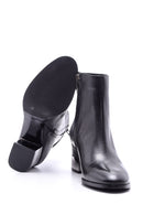 Women's Metal Heeled Leather Boots | Derimod Women's Metal Heeled Leather Boots | Derimod