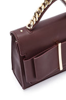 Kadın Bordo Uzun Askılı Kol Çantası | Derimod Kadın Bordo Uzun Askılı Kol Çantası | Derimod