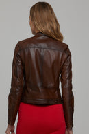 Sara Kadın Deri Ceket | Derimod Sara Kadın Deri Ceket | Derimod