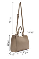 Kadın Bej Uzun Askılı Kol Çantası | Derimod Kadın Bej Uzun Askılı Kol Çantası | Derimod