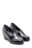 Kadın Baskılı Dolgu Topuk Ayakkabı | Derimod Kadın Baskılı Dolgu Topuk Ayakkabı | Derimod