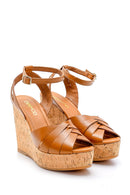 Women's Leather Wedge Heeled Shoes | Derimod Women's Leather Wedge Heeled Shoes | Derimod