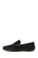 Erkek Haki Süet Deri Loafer | Derimod Erkek Haki Süet Deri Loafer | Derimod
