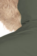 Geox Men's Green Norwolk Fur Detailed Coat | Derimod Geox Men's Green Norwolk Fur Detailed Coat | Derimod