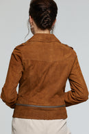 Layla Kadın Süet Deri Ceket | Derimod Layla Kadın Süet Deri Ceket | Derimod