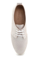 Women's Leather Glitter Detailed Shoes | Derimod Women's Leather Glitter Detailed Shoes | Derimod