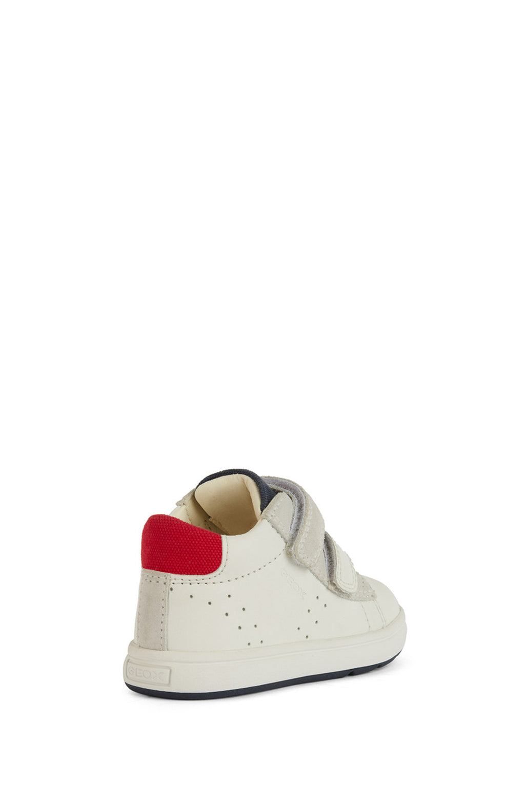 Geox Erkek Bebek Beyaz Biglia Bantlı Deri Sneaker