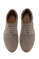 Erkek Vizon Bağcıklı Deri Casual Ayakkabı | Derimod Erkek Vizon Bağcıklı Deri Casual Ayakkabı | Derimod