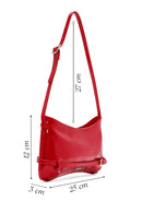 Women's Red Patent Leather Shoulder Bag | Derimod Women's Red Patent Leather Shoulder Bag | Derimod