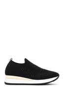 Women's Black Stone Sneaker | Derimod Women's Black Stone Sneaker | Derimod