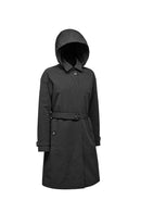 Geox Kadın Siyah Anyweco Kapüşonlu Trençkot | Derimod Geox Kadın Siyah Anyweco Kapüşonlu Trençkot | Derimod