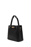 Woman Black Long-Strap Classic Shoulder Bag | Derimod Woman Black Long-Strap Classic Shoulder Bag | Derimod