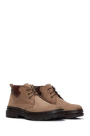 Men's Nubuck Leather Casual Boots | Derimod Men's Nubuck Leather Casual Boots | Derimod