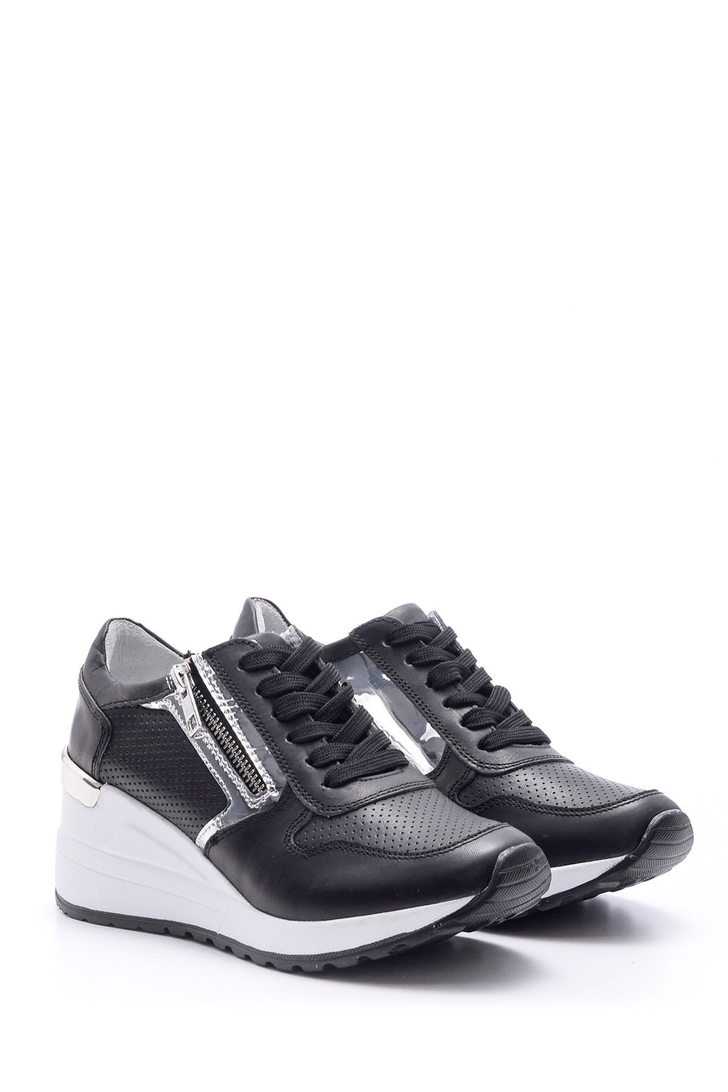 Kadın Fermuar Detaylı Sneaker