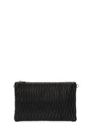 Women's Black Long Chain Strap Printed Clutch Bag | Derimod Women's Black Long Chain Strap Printed Clutch Bag | Derimod