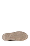 Male White Lace-Up Leather Sneaker | Derimod Male White Lace-Up Leather Sneaker | Derimod