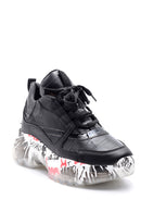 Kadın Şeffaf Taban Detaylı Sneaker | Derimod Kadın Şeffaf Taban Detaylı Sneaker | Derimod