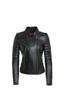 Flash Kadın Deri Ceket | Derimod Flash Kadın Deri Ceket | Derimod