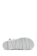 Camper Kadın Beyaz Oruga Up Kalın Tabanlı Deri Sandalet | Derimod Camper Kadın Beyaz Oruga Up Kalın Tabanlı Deri Sandalet | Derimod