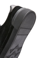 Erkek Siyah Bağcıklı Deri Sneaker | Derimod Erkek Siyah Bağcıklı Deri Sneaker | Derimod