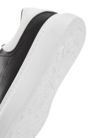 Erkek Siyah Bağcıklı Kalın Tabanlı Deri Sneaker | Derimod Erkek Siyah Bağcıklı Kalın Tabanlı Deri Sneaker | Derimod